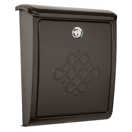 Architectural Mailboxes Mailbox, Rubbed Bronze, Wall Mount, Medium 2697RZ-10